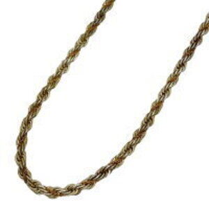Tiffany Co Twist Chain Necklace Combination Gold Sterling Silver